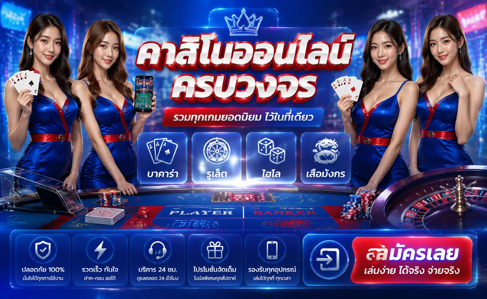 คาสิโนออนไลน์ kwanjai168 บาคาร่าไลฟ์สดจากบ่อนจริง